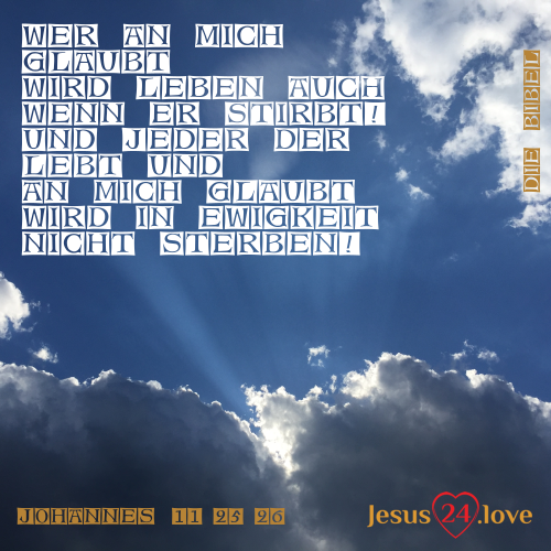 Johannes 11,25-26