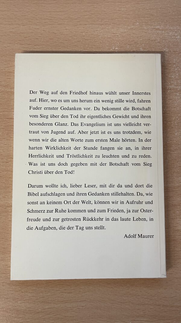 Buch <br><b>Adolf Maurer: Von dem was bleibt - Worte für Trauernde</b> - Image 6